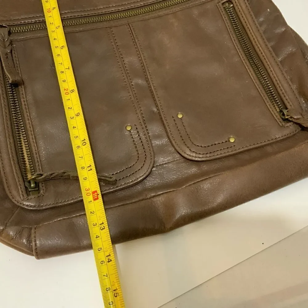 “The Sak” satchel/ crossbody brown adjustable strap